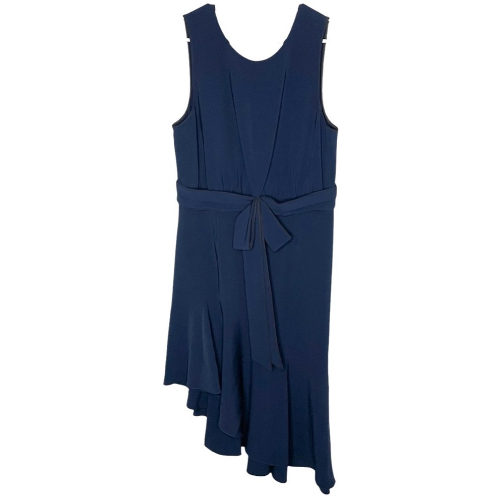 NWT Sachin and Babi Merle Navy Dress Women’s Size 14 Sleeveless Bow - Picture 4 of 14